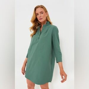 PONDER PLACE - TUCKERNUCK Green Women’s Shirt Dress